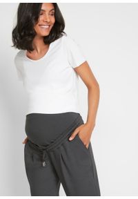 Spodnie ciążowe shirtowe, Punto di Roma bonprix szary. Kolekcja: moda ciążowa. Kolor: szary #6