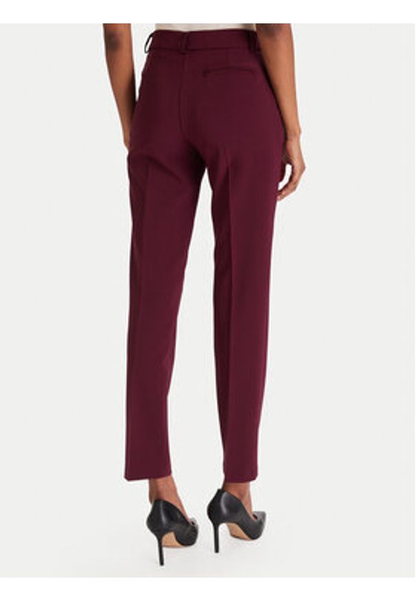 Rinascimento Chinosy CFC0126225003 Bordowy Slim Fit. Kolor: czerwony. Materiał: syntetyk