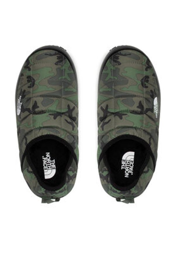 The North Face Kapcie Thermoball Traction Mule V NF0A3UZN33U Zielony. Kolor: zielony. Materiał: materiał
