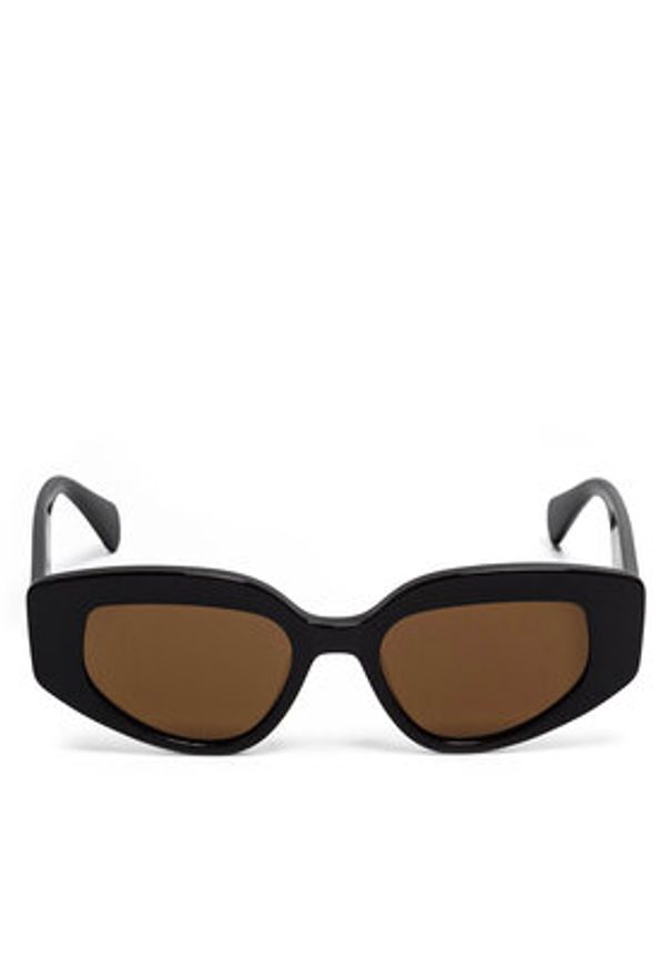 Nine West Okulary przeciwsłoneczne NW 6628S Brązowy. Kolor: brązowy