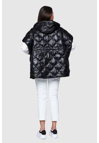 Hetrego - HETREGO Czarny damski puchowy bezrękawnik Ginger z kapturem, Rozmiar M. Typ kołnierza: kaptur. Kolor: czarny. Materiał: puch. Długość rękawa: bez rękawów #2