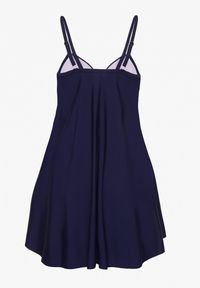 Born2be - Granatowe Bikini Top o Rozkloszowanym Kroju i Majtki Figi ze Ściągaczem Folarune. Kolekcja: plus size. Kolor: niebieski #5