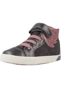 Geox - Buty GEOX B KILWI Szary. Kolor: szary. Materiał: syntetyk, tkanina. Sport: turystyka piesza