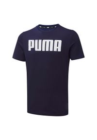 T-shirt z krótkim rękawem męski Puma ESS. Kolor: czerwony, niebieski, wielokolorowy. Długość rękawa: krótki rękaw. Długość: krótkie