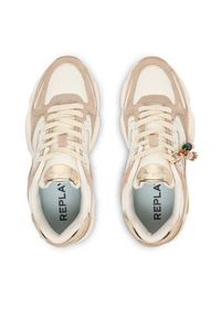 Replay - REPLAY Sneakersy GWS9N .000.C000KT Kremowy. Kolor: kremowy. Materiał: skóra #6