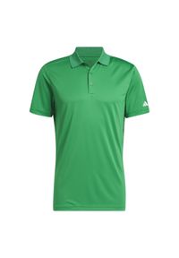 Adidas - Polo adidas Core Performance Primegreen. Typ kołnierza: polo. Kolor: zielony. Styl: sportowy #1