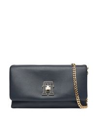 TOMMY HILFIGER - Tommy Hilfiger Torebka Th Modern Mini Crossover AW0AW17462 Granatowy. Kolor: niebieski. Materiał: skórzane #5