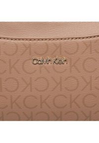 Calvin Klein Torebka Ck Must Shoulder Bag Md Epi Mono K60K610631 Brązowy. Kolor: brązowy. Materiał: skórzane #3