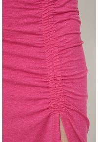 medicine - Medicine spódnica kolor różowy midi ołówkowa. Kolor: różowy