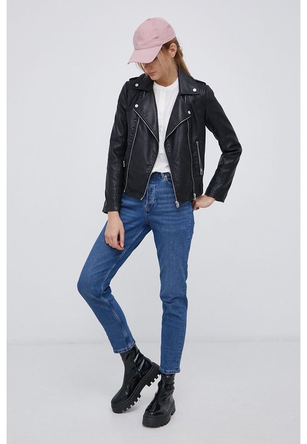 Tom Tailor Jeansy damskie high waist. Stan: podwyższony. Kolor: niebieski