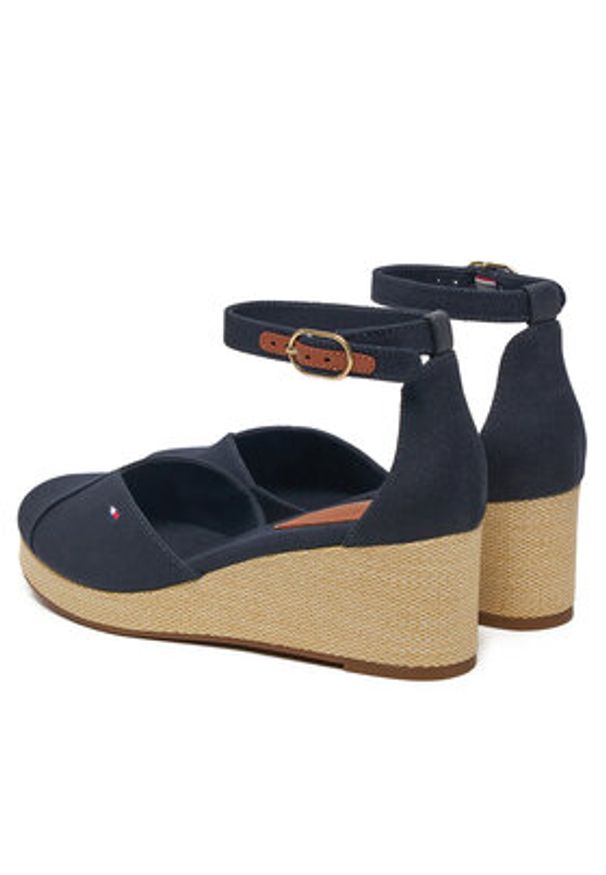 TOMMY HILFIGER - Tommy Hilfiger Espadryle FW0FW08657 Granatowy. Kolor: niebieski. Materiał: materiał