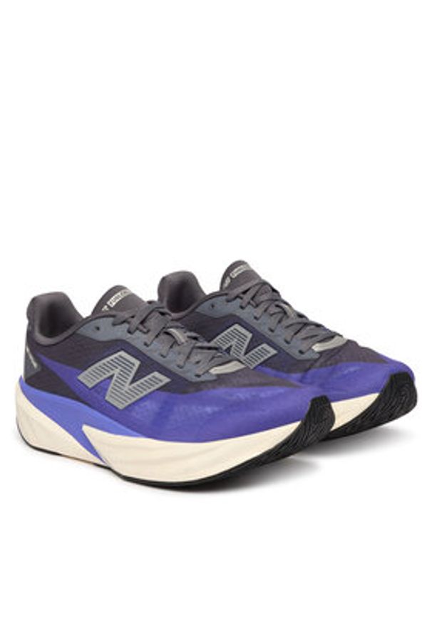 New Balance Buty do biegania FuelCell Rebel v5 MFCX4KU Niebieski. Kolor: niebieski. Materiał: materiał