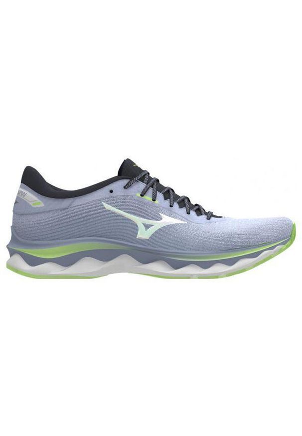 Buty do biegania damskie Mizuno J1GD210203. Kolor: szary, wielokolorowy, żółty. Materiał: tkanina. Szerokość cholewki: normalna. Sport: bieganie