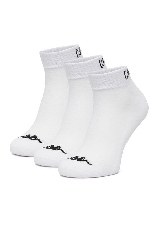 Skarpety długie Kappa. Kolor: biały