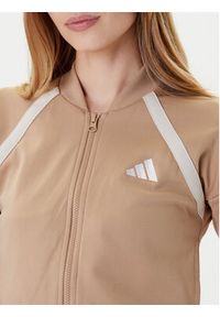 Adidas - adidas Dres Teamsport JX0529 Beżowy Regular Fit. Kolor: beżowy. Materiał: bawełna #4