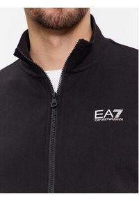 EA7 Emporio Armani Dres 3DPV75 PJ05Z 1200 Czarny Regular Fit. Kolor: czarny. Materiał: bawełna #4