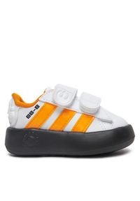 Adidas - Sneakersy adidas. Kolor: biały. Wzór: motyw z bajki #1