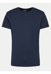 INDICODE T-Shirt Lunnin 41-040 Granatowy Regular Fit. Kolor: niebieski. Materiał: bawełna
