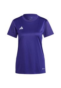 Adidas - Koszulka damska adidas Tabela 23 Jersey. Kolor: fioletowy, biały, wielokolorowy. Materiał: jersey, poliester. Sport: piłka nożna
