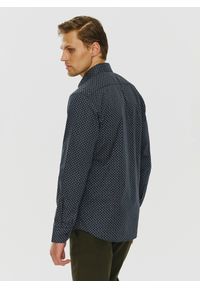 PAKO LORENTE – Koszula w kolorze granatowym w mikrowzór P24SF-1X-028-G-S - Pako Lorente. Okazja: na co dzień. Kolor: niebieski. Materiał: jeans, elastan. Styl: casual #2
