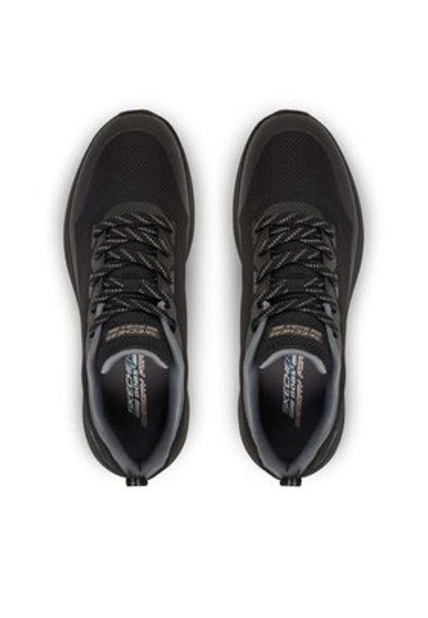 skechers - Skechers Sneakersy Bobs Moda Flex 117730/BBK Czarny. Kolor: czarny. Materiał: materiał