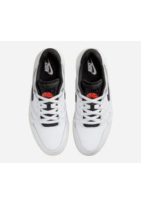 Nike - Buty sportowe Sneakersy męskie, Full Force Low. Okazja: na co dzień. Kolor: biały. Materiał: materiał, skóra, syntetyk. Sport: turystyka piesza
