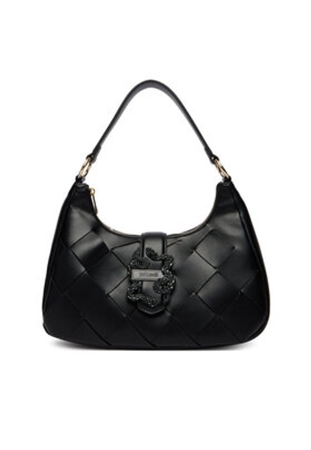 Just Cavalli Torebka 80RA4BM5 ZSD88 Czarny. Kolor: czarny. Materiał: skórzane