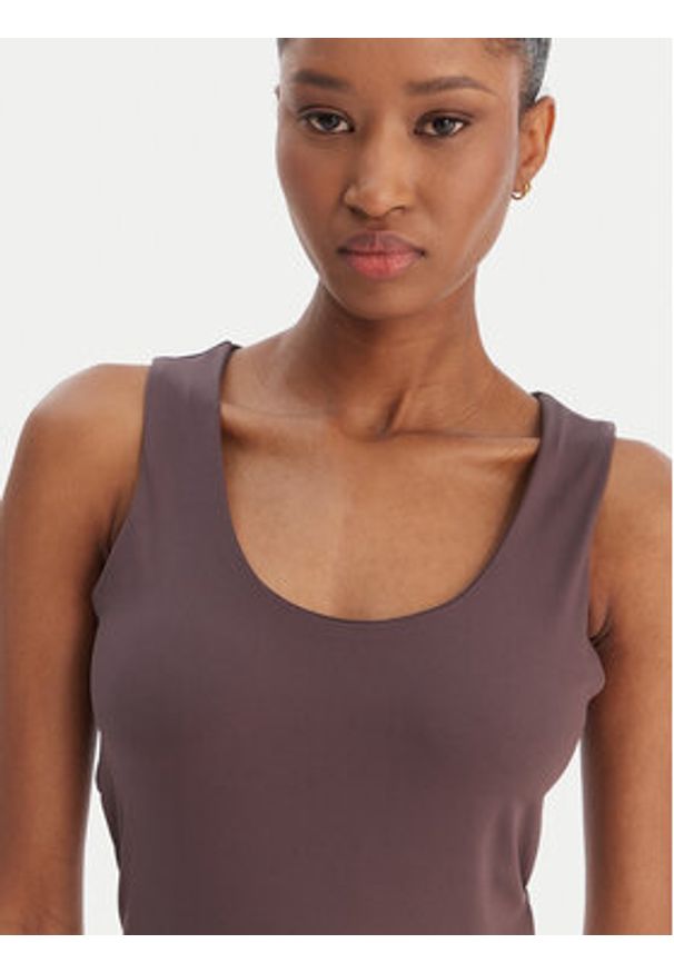 Marella Top Tiglio 2615941051 Brązowy Slim Fit. Kolor: brązowy. Materiał: syntetyk