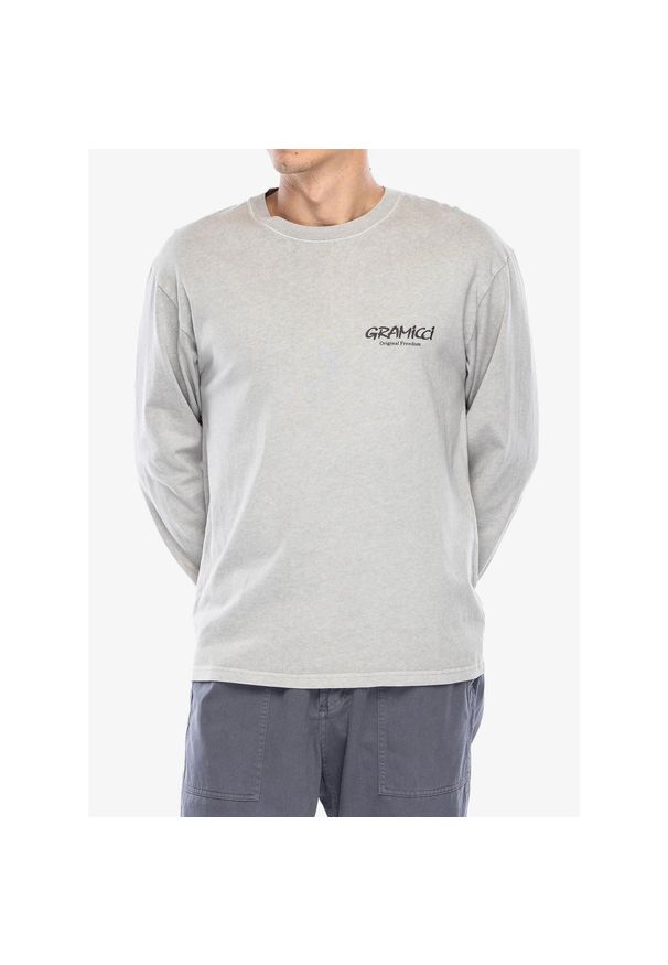 Longsleeve Gramicci Original Freedom LS Tee. Kolor: szary. Długość rękawa: długi rękaw