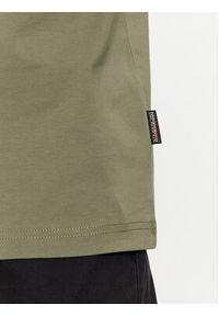Napapijri T-Shirt S-Faber NP0A4HQE Zielony Regular Fit. Kolor: zielony. Materiał: bawełna #5