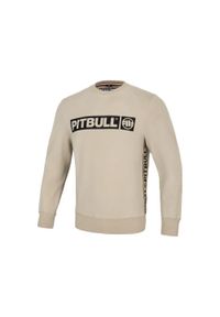 PITBULL - Bluza męska Pitbull French Terry Albion. Kolor: beżowy #1