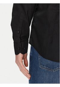 TOMMY HILFIGER - Tommy Hilfiger Koszula MW0MW38658 Czarny Slim Fit. Kolor: czarny. Materiał: bawełna #5