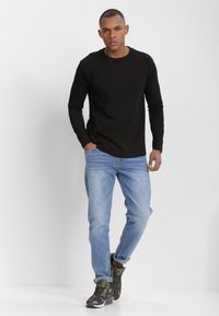 Born2be - Czarny Longsleeve Acsyphise. Kolor: czarny. Materiał: bawełna. Długość rękawa: długi rękaw. Długość: długie. Styl: klasyczny #4