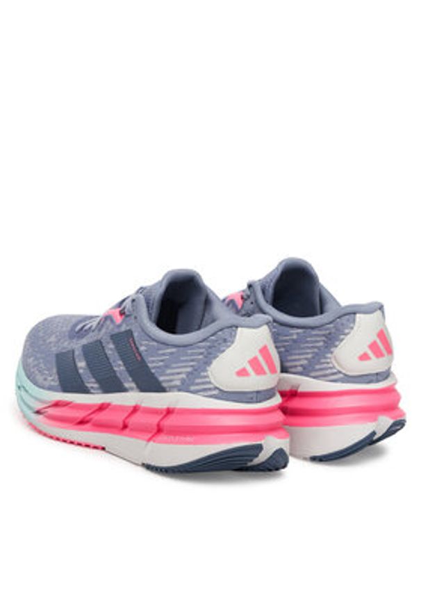 Adidas - adidas Buty do biegania adistar 4 JR0292 Fioletowy. Kolor: fioletowy. Materiał: materiał