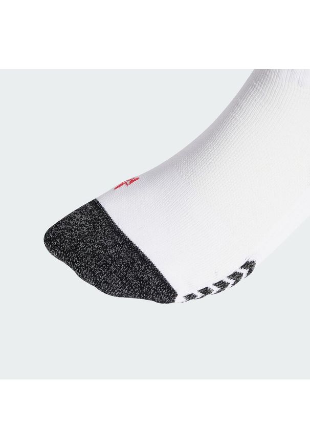 Adidas - Getry Olympique Lyonnais 25/26 Home. Kolor: biały. Sport: piłka nożna