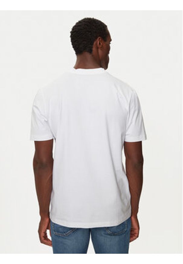 BOSS - Boss T-Shirt Tee V 50506347 Biały Regular Fit. Kolor: biały. Materiał: bawełna