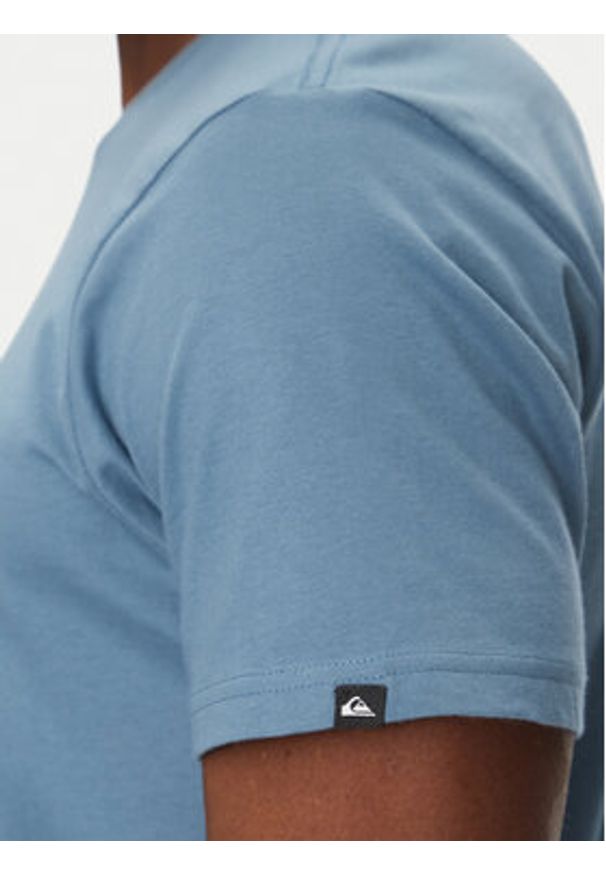 Quiksilver T-Shirt EQYZT08056 Niebieski Regular Fit. Kolor: niebieski. Materiał: bawełna