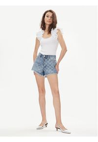 Liu Jo Szorty jeansowe UA4095 D4854 Niebieski Regular Fit. Kolor: niebieski. Materiał: jeans, bawełna #3