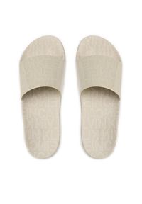 Calvin Klein Klapki Pool Slide Rubber HM0HM01062 Beżowy. Kolor: beżowy #6