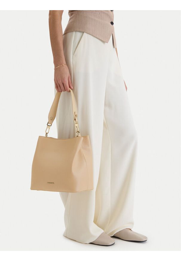Gino Rossi - GINO ROSSI Torebka TYLO-182 Beżowy. Kolor: beżowy