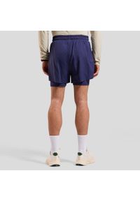 Spodenki męskie Odlo ZEROWEIGHT 5 INCH 2-in-1. Kolor: niebieski. Sport: bieganie