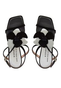 Hispanitas Sandały Cliente GOYA24 C004 ANTE Czarny. Kolor: czarny. Materiał: zamsz, skóra #5