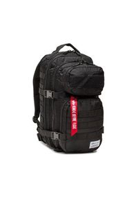 Alpha Industries Plecak Tactical Backpack 128927 Czarny. Kolor: czarny. Materiał: materiał