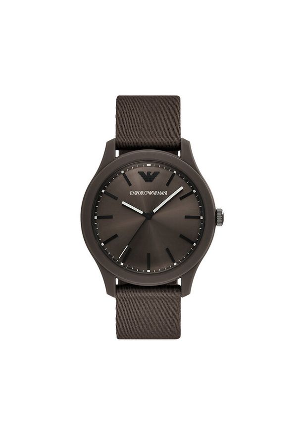 Zegarek Emporio Armani. Kolor: brązowy
