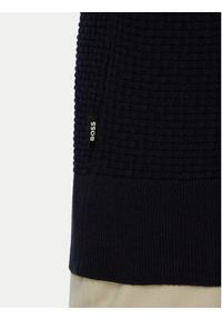 BOSS T-Shirt H-Nilton 50560468 Granatowy Regular Fit. Kolor: niebieski. Materiał: bawełna #5