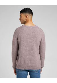 Lee - LEE MĘSKI SWETER LEE SEASONAL CREW PURPLE STORM L83ZDD70