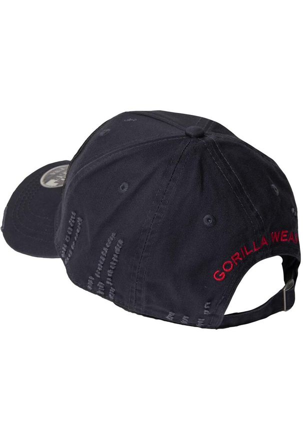 GORILLA WEAR - Harrison Czapka - Czarny/Czerwony. Kolor: czarny