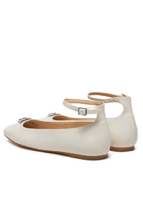 Guess Baleriny FLPLVV PAT02 Écru. Materiał: materiał