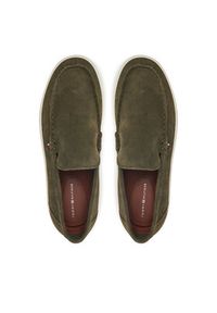 TOMMY HILFIGER - Tommy Hilfiger Mokasyny FM0FM05354 Zielony. Kolor: zielony. Materiał: zamsz, skóra