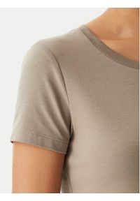 EA7 Emporio Armani T-Shirt 7W001045 AF10373 U6167 Brązowy Regular Fit. Kolor: brązowy. Materiał: bawełna #4